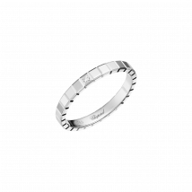 Chopard - Anillo Ice Cube para Mujer - Anillo, Oro Blanco Ético, Diamante - 0.01 Quilates