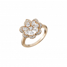 Chopard - Anillo Precious Lace Mini-frou-frou for Mujer - Anillo, Oro Rosa Ético, Diamantes