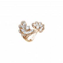 Chopard - Ring Precious Lace Nuage für Damen - Ethisches Roségold, Diamanten - 2.67 Karat