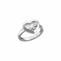 Chopard - Ring Happy Diamonds Icons für Damen - Ethisches Weissgold, Diamanten - 0.15 Karat