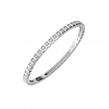 Chopard - Pulsera Ice Cube Unisex - Pulsera Rígida, Oro Blanco Ético, Diamantes Engastados