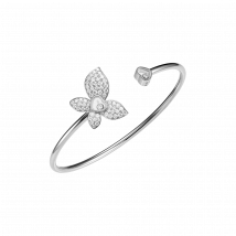 Chopard - Bracelet Happy Butterfly X Mariah Carey pour Femme - Or Blanc Éthique, Diamants - 0.99 Carats