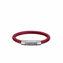 Chopard - Bracelet Bracelet Mille Miglia pour Homme - Caoutchouc Rouge – Métal Argenté