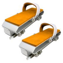 Pédales ads orange pour aquabike - Water flex
