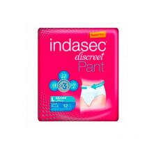 Indasec Pant Plus Absorbente T- M 12 Unidades