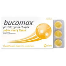 Bucomax Miel-limón 24 Pastillas Chupar
