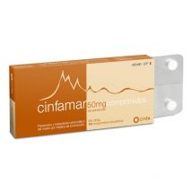 Cinfamar 50 Mg 10 Comprimidos