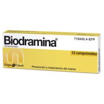 Biodramina 50 Mg 12 Comprimidos