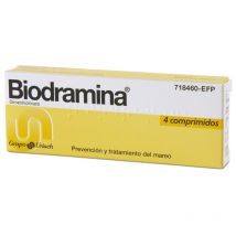 Biodramina 50 Mg 4 Comprimidos