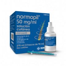 Normopil 50 Mg/ml Solución Cutánea 3 X 90 Ml