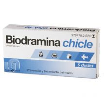 Biodramina 20 Mg 6 Chicles