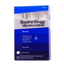 Regaine 50 Mg/g Espuma Cutánea 3 Unidades X 60g