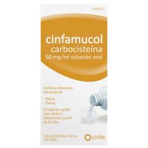 Cinfamucol Carbocisteína 50 Mg/ml Solución Oral 200 Ml