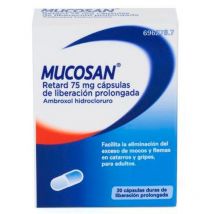Mucosan Retard 75 Mg 30 Cápsulas