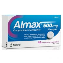 Almax 500 Mg Sabor Menta 48 Comprimidos Masticables