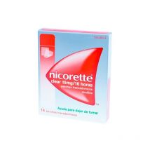 Nicorette Clear 15 Mg / 16 Horas, 14 Parches Transdérmicos