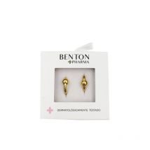 Benton Pharma Pendiente Aro Bola Oro