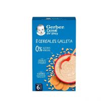 Gerber 8 Cereales Con Galleta 500 Gr