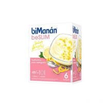 Bimanan Beslim Sustitutivo Natilla 6x50 Gr Sabor Limón