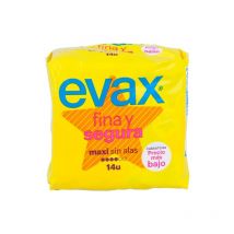Evax Compresas Fina Y Segura Maxi 14 Ud