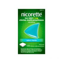 Nicorette Ice Mint 4 Mg, 105 Chicles Medicamentosos