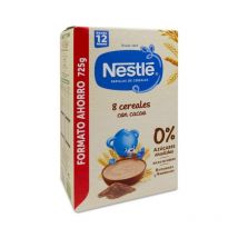 Nestle Papilla 8 Cereales Al Cacao 725 Gr