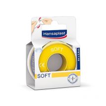Hansaplast Soft Esparadrapo Hipoalérgico 5m X 2,5 Cm 1 Ud