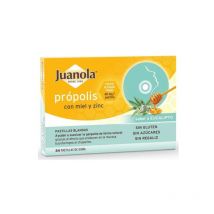 Juanola Própolis Con Miel Y Zinc Con Sabor A Eucalipto 24x60 Mg