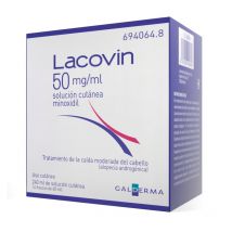 Lacovin 50 Mg/ml Solución Cutánea 4x60 Ml