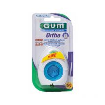 Gum Ortho Floss Sin Cera Ortodoncias Seda Dental 1 Ud