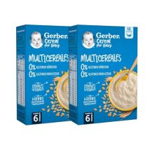 Duplo Gerber Multicereales 0% Azucares Añadidos 2x270 Gr