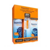 Triplo Bepanthol Tattoo Gel Limpiador + Pomada + Crema Solar 1 Ud