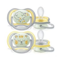 Philips Avent Chupete Silicona Ultra Air Nocturno +18 Meses 2 Ud