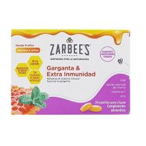 Zarbees Garganta Y Extra Inmunidad 24 Pastillas Para Chupar