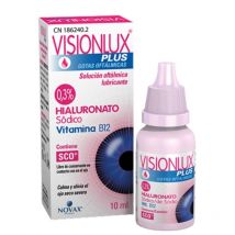 Visionlux Plus Gotas Oftálmicas Hialuronato Sódico Vitamina B12 10 Ml