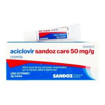 Aciclovir Sandoz Care 50 Mg/g Crema 2 G