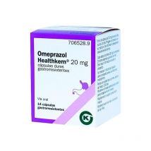 Omeprazol Healthkern 20 Mg 14 Cápsulas Gastrorresistentes