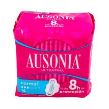 Ausonia Air Dry Compresas Alas Normal 14 Ud
