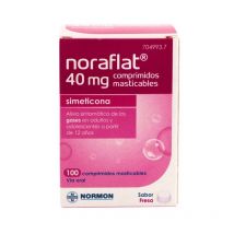 Noraflat (simeticona Normon) 100 Comprimidos Masticables X 40 Mg