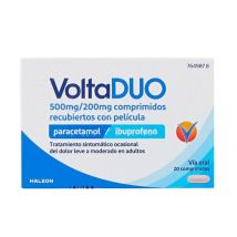 Voltaduo 500 Mg/200 Mg 20 Comprimidos Recubiertos