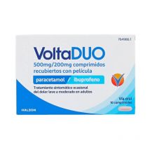 Voltaduo 500 Mg/200 Mg 10 Comprimidos Recubiertos