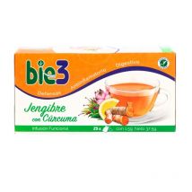 Bie3 Jengibre Con Cúrcuma 25 Bolsitas 1,5 G