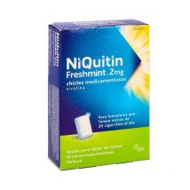 Niquitin Freshmint 2 Mg 30 Chicles Medicamentosos