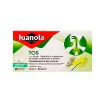 Juanola Tos Sabor Menta Eucalipto 20 Comprimidos Para Chupar
