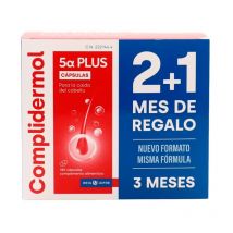 Complidermol 5alfa Plus, 180 Cápsulas Pack 2 + 1