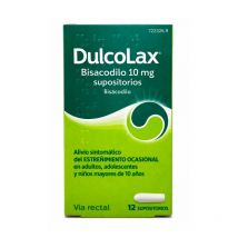 Dulcolax 10 Mg 12 Supositorios