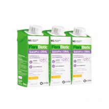 Tríplo Ns Florabiotic Sueropro+ Oral Sabor Naranja 3 X 200 Ml