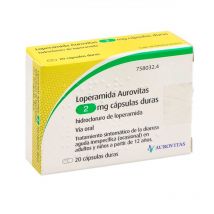 Loperamida Aurovitas 2 Mg 20 Cápsulas