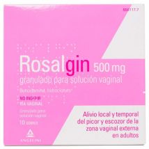 Rosalgin 500 Mg Solución Vaginal 10 Sobres