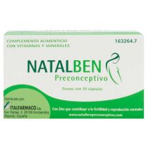 Natalben Preconceptivo 30 Cápsulas